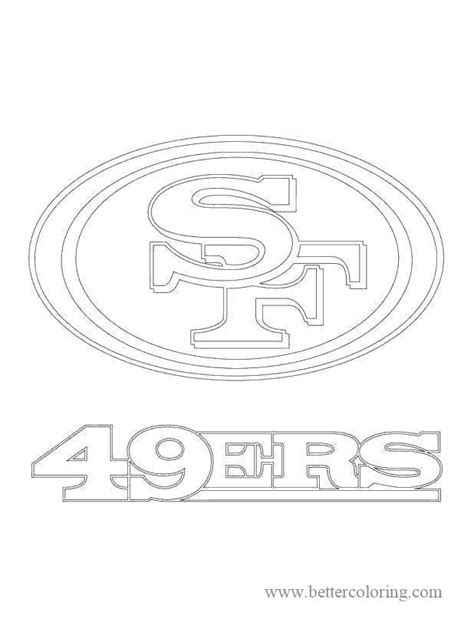 Logo of 49ers Coloring Pages - Free Printable Coloring Pages