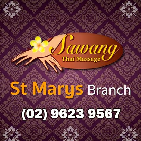 Sawang Thai Massage St Marys Saint Marys Nsw