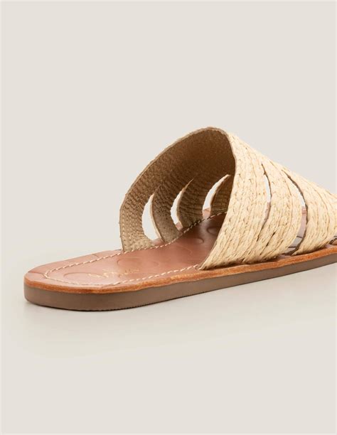 Leonora Raffia Slides Natural Boden Us