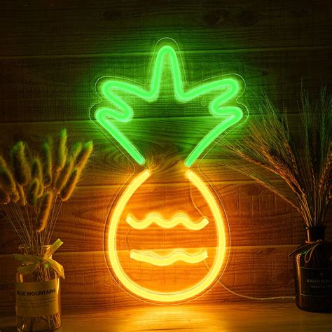 The light is created from reactions. NEW PINEAPPLE NEON SIGN WALL ART WN03 - Uncle Wiener's ...