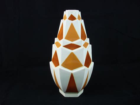 Vase Saint Clément Art Déco Cubiste Art Décoratif