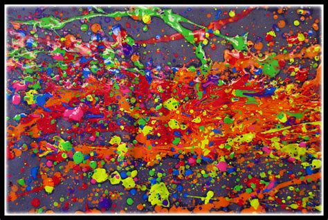 Plateau Art Studio Jackson Pollock Splatter Paint