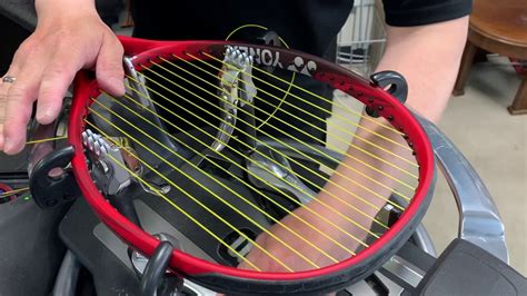 Yonex Stringing Team This Is How We String Tennis Rackets Youtube