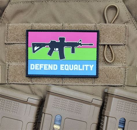 Limited Release Defend Equality Poly Pride Flag and Rifle | Etsy