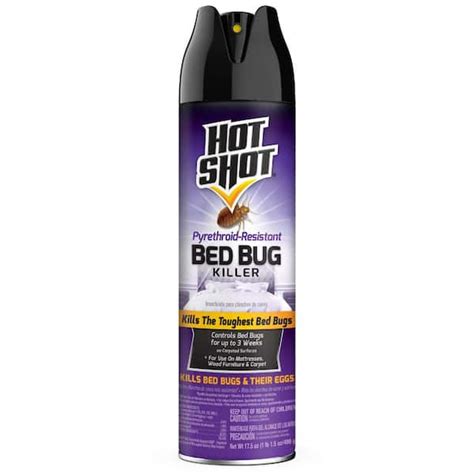 Hot Shot 175 Oz Pyrethroid Resistant Bed Bug Killer Aerosol Hg 96728