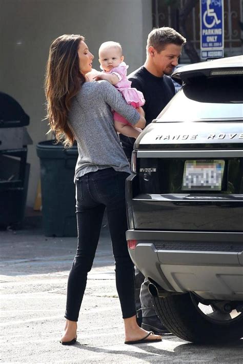 Sonni Pacheco Her Daughter Ava Renner And Jeremy Renner Photographed