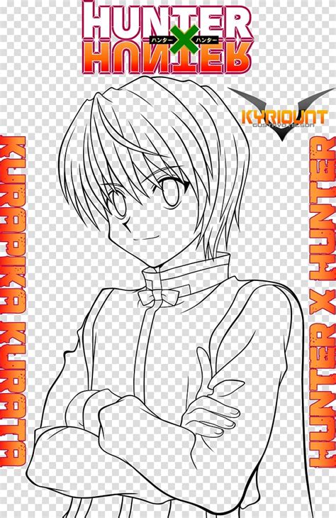 Kurapika Line Art Mangaka Drawing Hunter × Hunter Kurapika Transparent