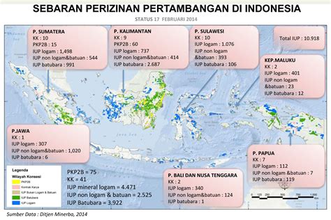 Peta Sebaran Tambang Di Indonesia
