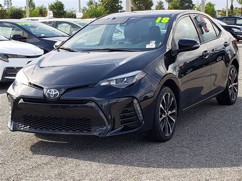 Pre Owned 2018 Toyota Corolla Se 4dr Car In Orlando 0440461a Toyota