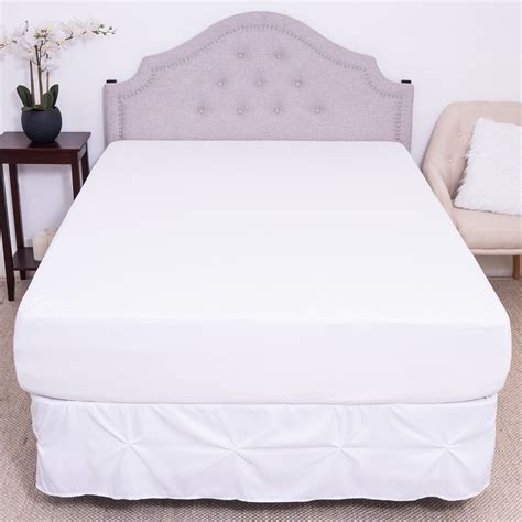 Premium Cotton Terry Cloth Blend Waterproof Fitted Mattress Bed Cover
