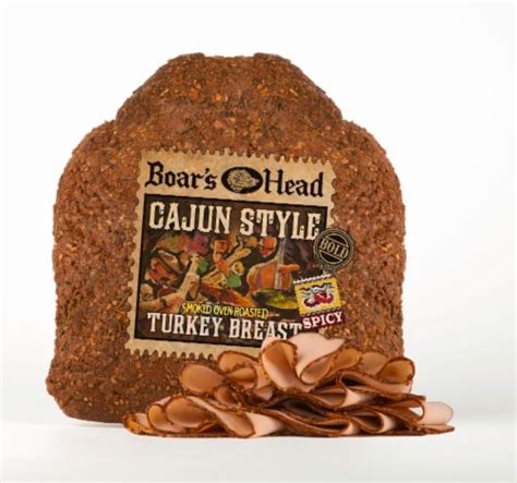 Boar S Head Spicy Cajun Style Smoked Oven Roasted Turkey Breast Fresh
