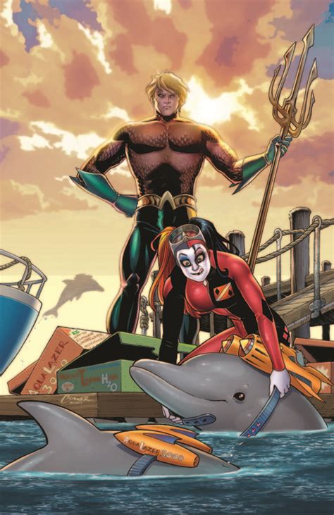 Harley Quinn Annoys Superheroes In Variant Cover Art