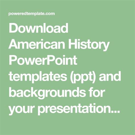Download American History Powerpoint Templates Ppt And Backgrounds