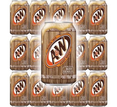 Buy Aandw Root Beer Soft Drink Soda 12 Fl Oz Can Pack Of 15 Total Of
