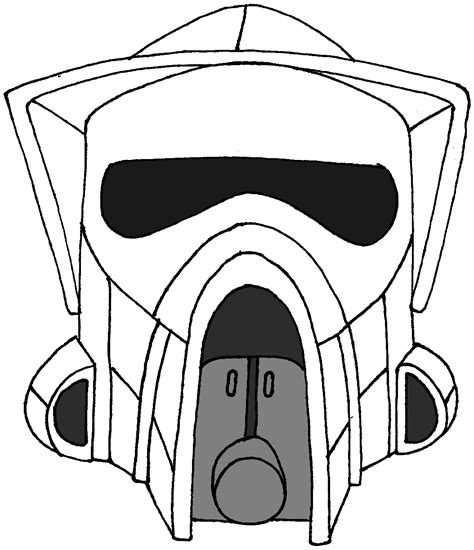Clone Trooper Helmet Drawing Free Download On Clipartmag