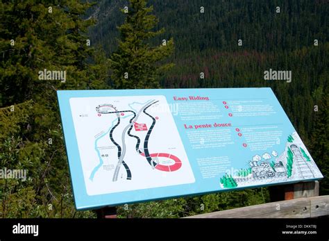 Spiral Tunnels Interpretive Board Kicking Horse Pass National Historic