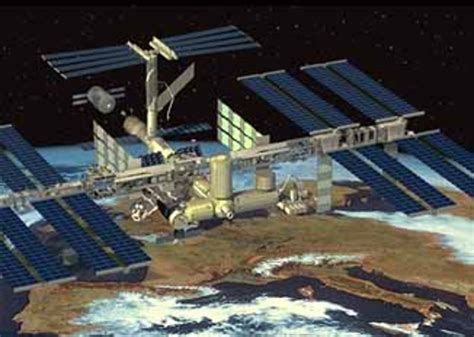 Esa Artists Impression Of The Completed Iss