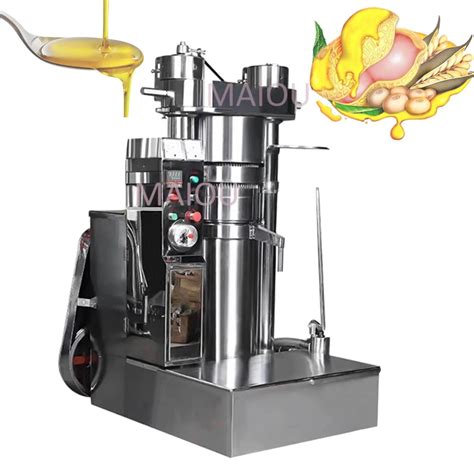 New Automatic Small Hydraulic Olive Oil Press Machine Stainless Steel Material Oil Pressers V