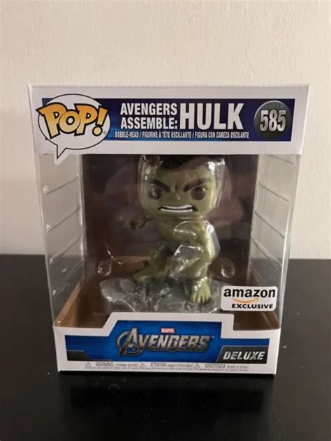 Incredible Hulk Funko Pop Marvel Avengers Assemble 585 Deluxe Amazon