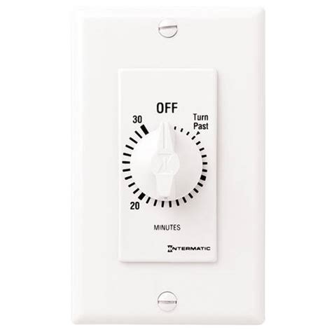 Fd30mwc Int 30 Minute Spring Wound Countdown Timer 125 277 V Spst White
