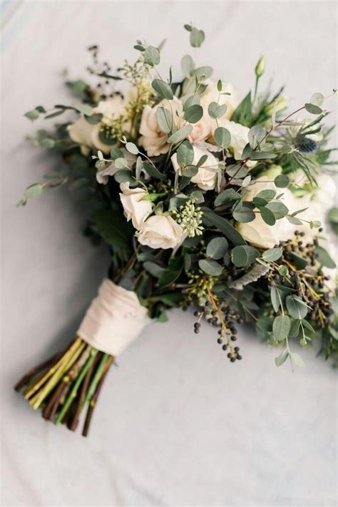 Maybe you would like to learn more about one of these? Bridal bouquet - wild greenery with white flowers - wild ...