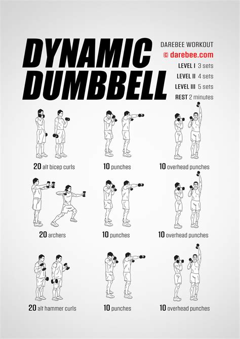 Printable Dumbbell Workout Plan Start Your Fitness Journey Strong