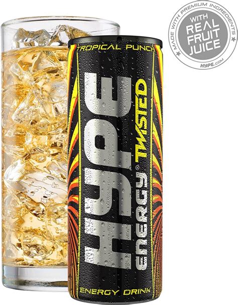 Sale Hype Energy Twisted Tropical Punch Fruit Drink 250 Ml Approved Food