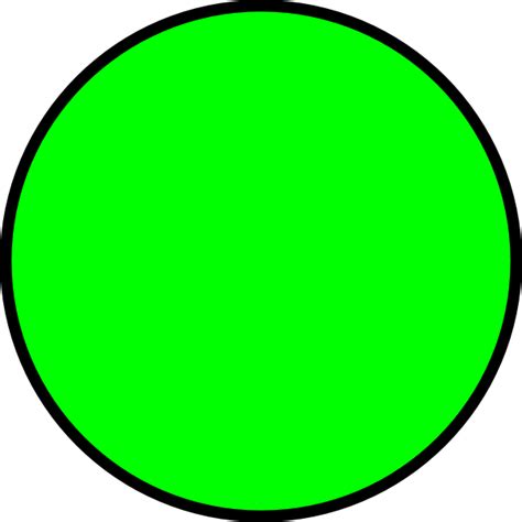 Green Circle Clip Art At Clker Com Vector Clip Art On