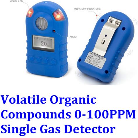 Voc Volatile Organic Compounds Single Gas Detector Gas Monitor Led