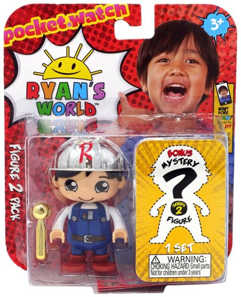 ryans world series 2 rivet ryan mystery 3 action figure 2 pack pocket watch toywiz