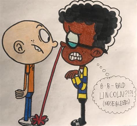 Clyde Nosebleeds On Bald Lincoln Tlh By Fairygodbj On Deviantart