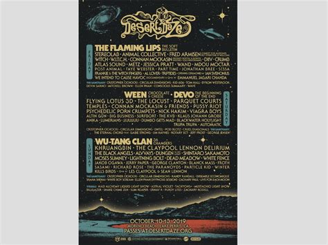 Desert Daze 2019 Daily Lineups Announced Beverly Hills Ca Patch