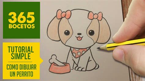 Como Dibujar Perritos Kawaii Paso A Paso Dibujos Kawaii