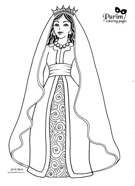 Sheenaowens Queen Esther Coloring Pages