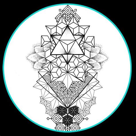 Sacred Geometry Tattoo Stencil Earline Ali