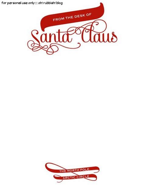 And a decorative turquoise border all the way around. santa claus letter oh rubbish blog | Christmas lettering ...