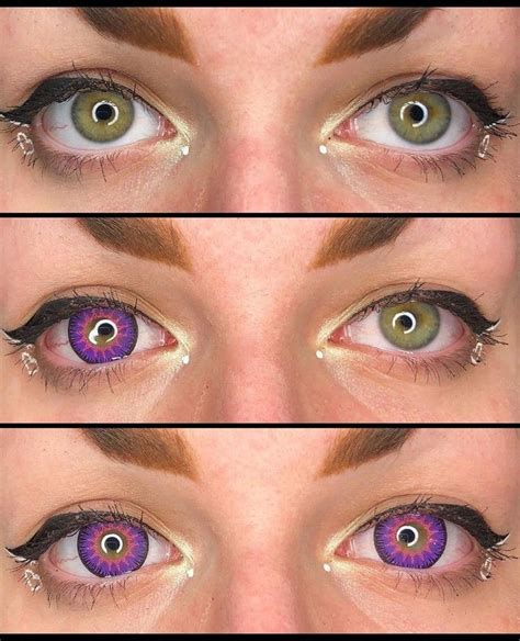 Ttdeye Mystery Purple Colored Contact Lenses Purple Contacts Tinted