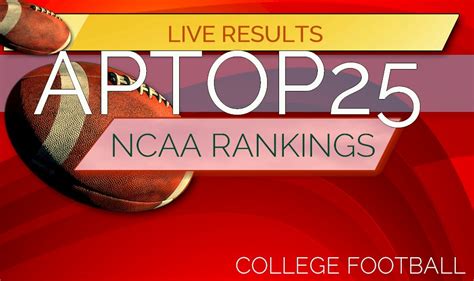 Ap Top 25 Poll College Football Rankings Today 930 Week 6