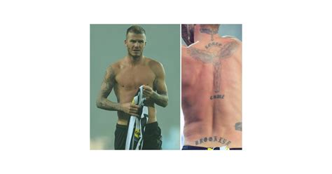 David Beckham The Ultimate Celebrity Tattoo Gallery Popsugar