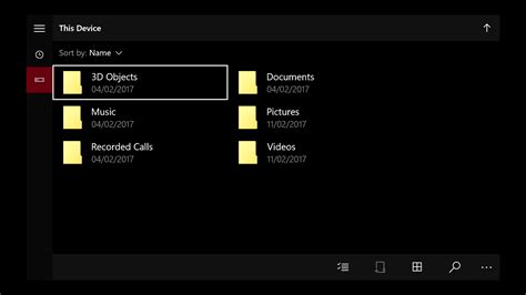 Windows 10 Mobiles Uwp File Explorer App Appears On Xbox One File