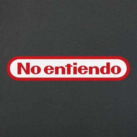 No Entiendo Nintendo Gamer Funny T Shirt For Men And Women Etsy