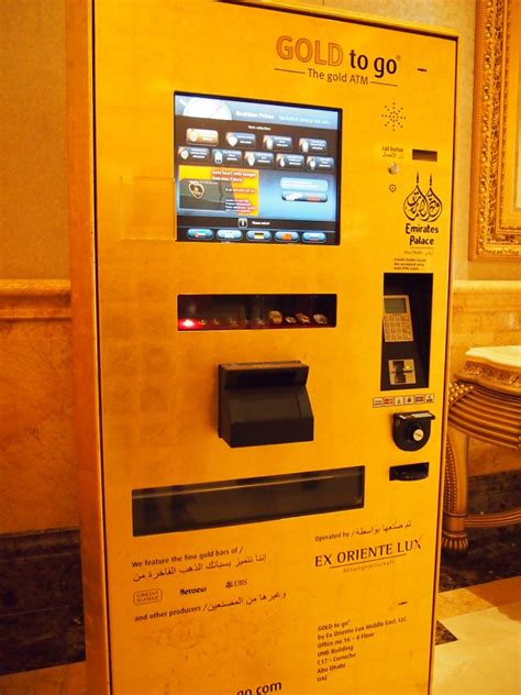 The Worlds First Gold Vending Machine From Gold To Go Musely