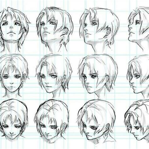 Face Male Different Angles Head Study Drawings Drawing Heads