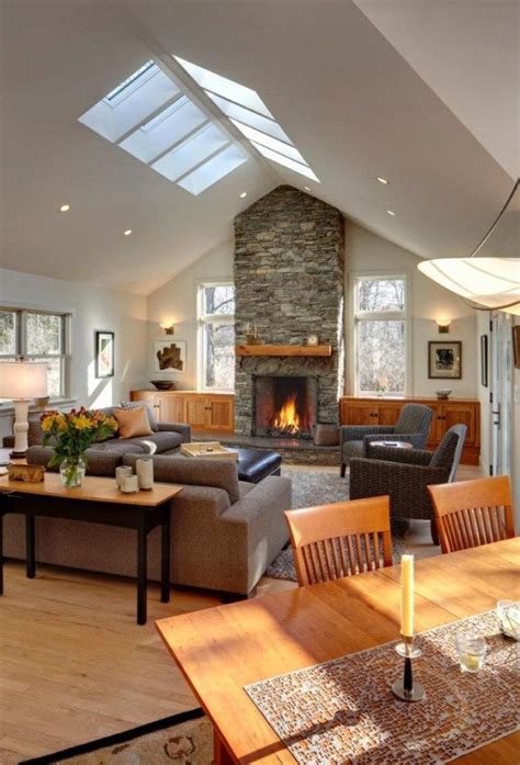 20 posh living rooms with dramatic vaulted ceilings. Ideas : How to Decorate a Room with a Vaulted / Cathedral ...