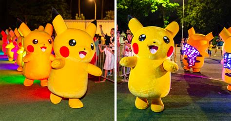 Dancing Pikachu Performances In Sentosa On Evenings Of April 20 And 21