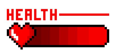 Health Bar Full Pixel Art Maker
