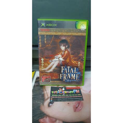 Rare Fatal Frame Special Edition For Xbox Shopee Philippines