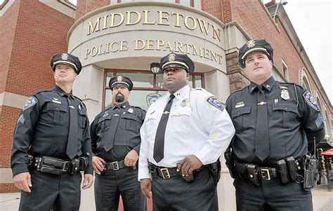 Five Officers Promoted At Middletown Pd