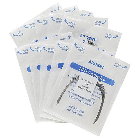 Packs Azdent Dental Orthodontic Super Elastic Niti Arch Wires Round All Size Ebay