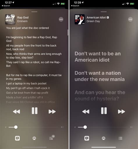 On a mountain top with a golden spoon and a bright red arrow and you're shooting right through this mighty black wall who are you? How to use synchronized lyrics in Apple Music on your ...
